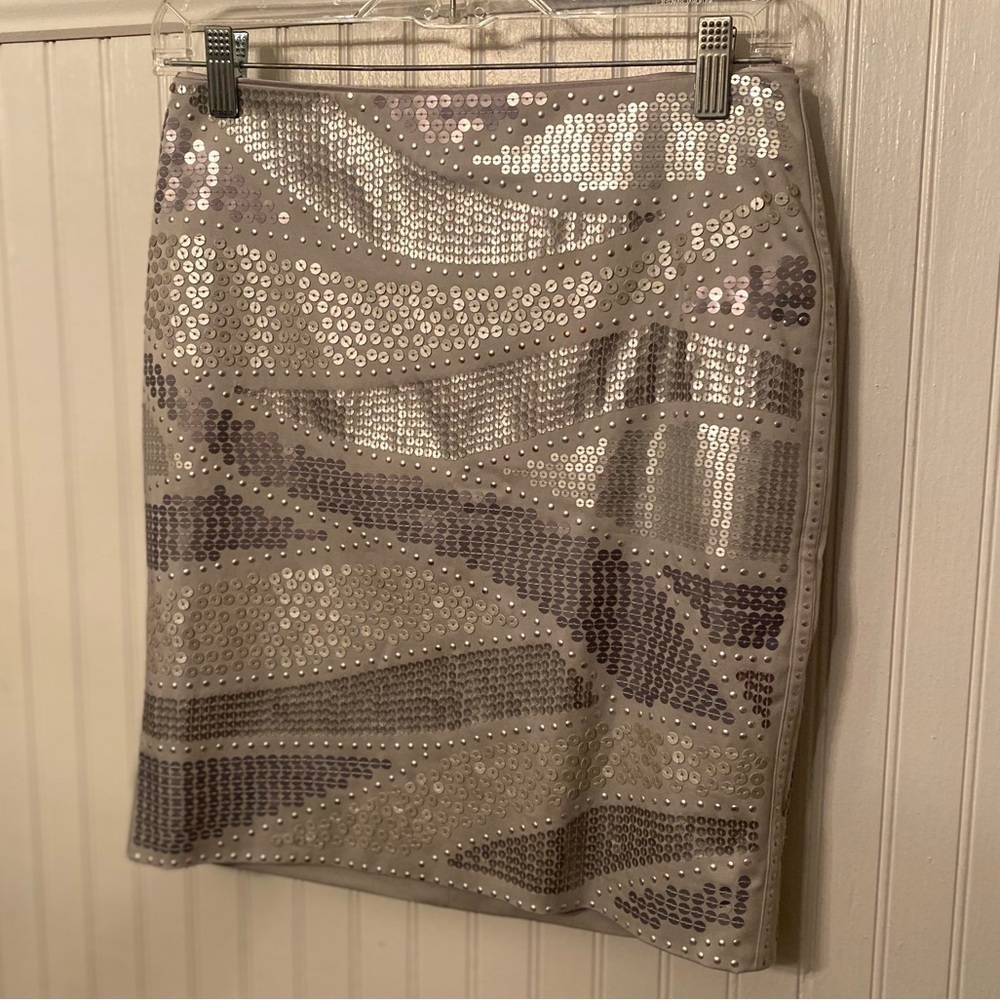 NWT White House Black Market Sequin Mini skirt size 00
